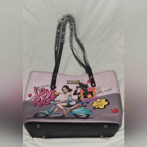 Nikky By Nichole Lee Love Ride tote - Picture 1 of 3